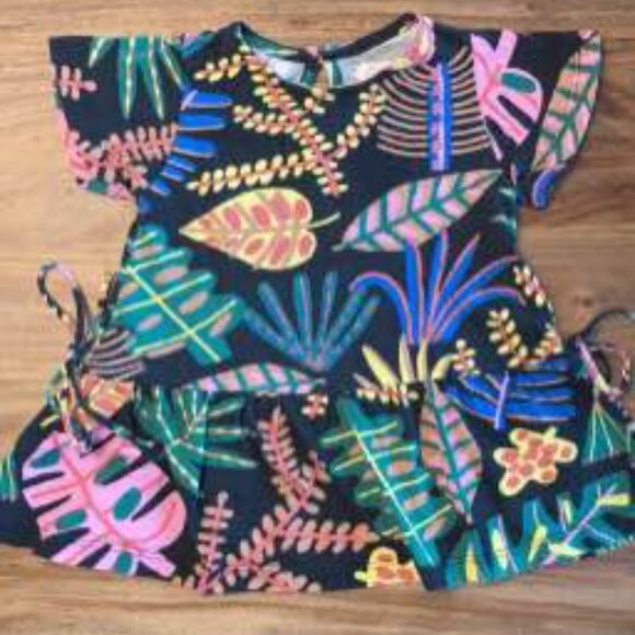 Colorful dress Fábula 6-12 Months - Picture 1 of 4